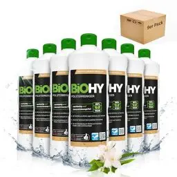 Produktbild: BiOHY Spezial Polsterreiniger (9 x 1 Liter) | Konzentrat für Sofas, Polstermöbel, Teppiche & Textilien | für Nasssauger & Waschsauger | Fleckentferner | effektiver Textilerfrischer
