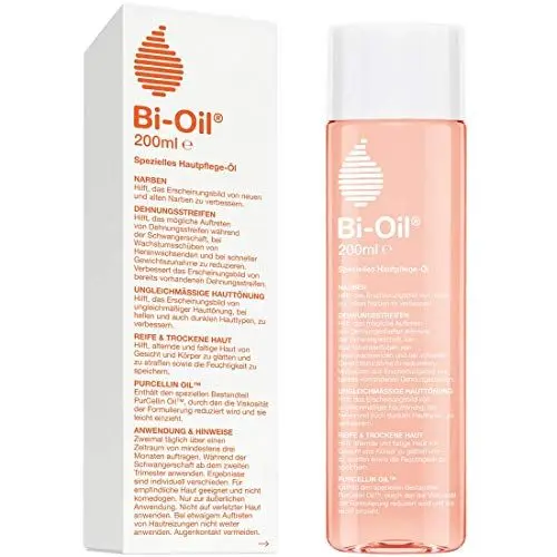 Produktbild: Bi-Oil Spezielles Hautpflegeöl | Hilft bei Dehnungsstreifen und Narben | Hilft bei trockener Haut und bei ungleichmäßiger Hauttönung | 200 ml