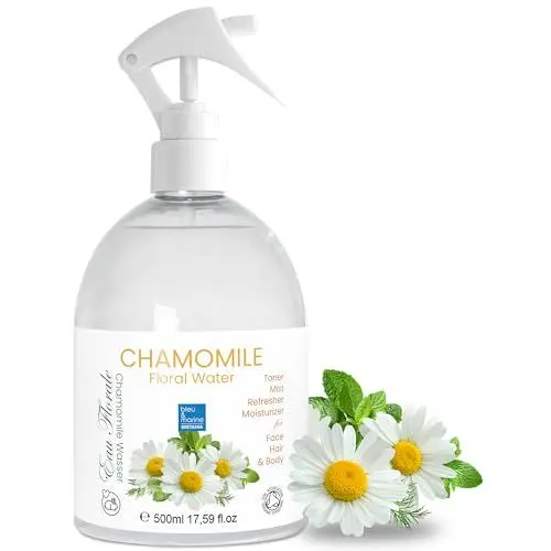 Produktbild: Bio-Kamillenwasser Gesichtswasser Empfindliche Haut Make-up-Entferner Augenkontur-Reduzierer Unreinheiten Fettige Hautpflege Atopische Hautpflege Aufhellung der Haare - 500 ml