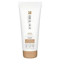 Produktbild: Biolage Conditioner für geschädigtes oder überstrapaziertes Haar, Mit Kokosnussöl und Zitronensäure, Stärkt Haarbrücken, Reduziert Haarbruch und beugt Spliss vor, Vegan, Bond Therapy, 1 x 200 ml