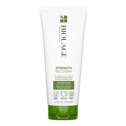 Produktbild: Biolage Professional Conditioner für geschädigtes Haar, Für Geschmeidigkeit & Glanz, Reduziert Haarbruch, Vegan, Strength Recovery Conditioner, 200 ml