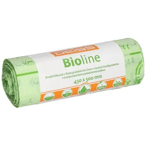 Produktbild: Bio-Müllbeutel DEISS Bioline 18 L, kompostierbar, 50 Stück