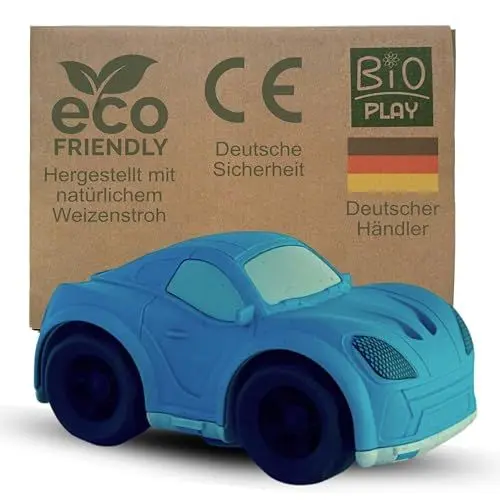 Produktbild: BIOPLAY® Spielzeugrennauto McLaren Style | Bio Kunststoff | Nachhaltiges Spielzeug ab 18 Monate für Jungen und Mädchen | Indoor und Outdoor