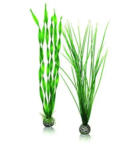 Produktbild: biOrb 46057 Pflanzen Set L grün, 2er Set - künstliches Natur-Dekopflanzen-Set, Aquarien Dekoration, für Süßwasseraquarium, Meerwasseraquarium