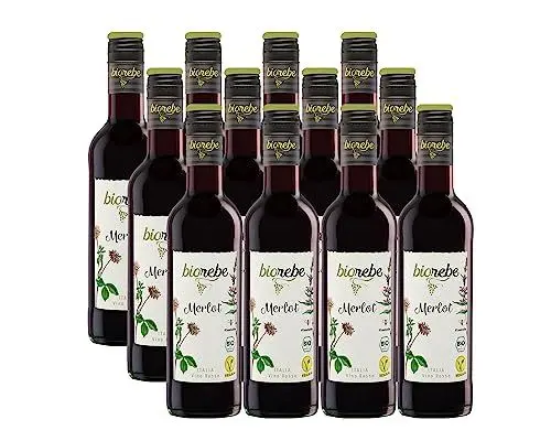 Produktbild: Biorebe Merlot trocken 2020/2021 (12 x 0.25 l)