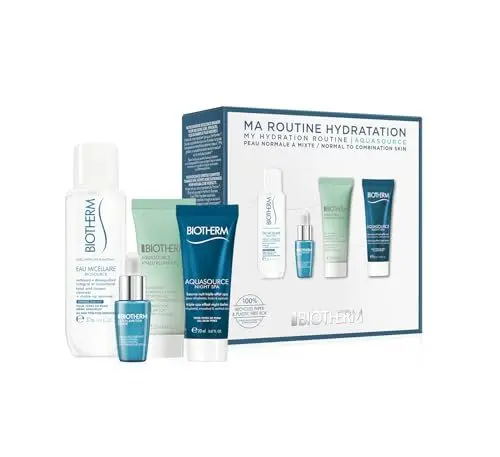Produktbild: Biotherm Aquasource Gel Feuchtigkeitspflege Starter Kit, Biosource Micellaire 30ml, Life Plankton Elixir 7ml, Aquasource Hyalu Plump Gel 20ml & Aquasource Night Spa 20ml