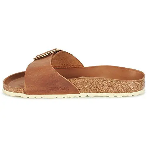 Produktbild: BIRKENSTOCK Damen Madrid Big Buckle Pantoletten, Cognac 1006525, 37 EU