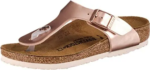 Produktbild: BIRKENSTOCK Gizeh Kids Electric Metallic Copper, Birko Flor Flip Flops, 39 EU