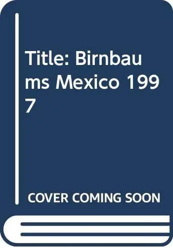 Produktbild: Birnbaum's Mexico, 1997
