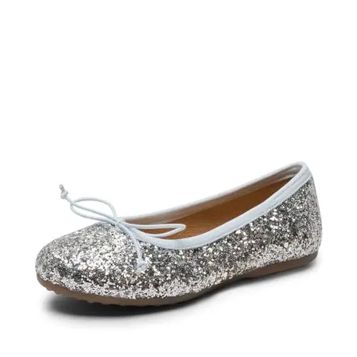 Produktbild: Bisgaard Mädchen Lucy Ballet Flat, Silver Glitter, 29 EU