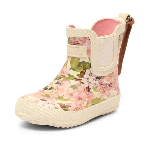 Produktbild: Bisgaard Unisex Kinder Baby Rubber Gummistiefel, Creme Flowers, 27 EU