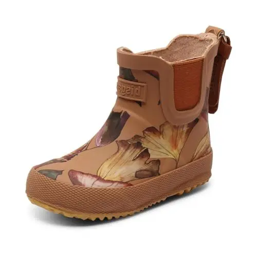 Produktbild: Bisgaard Unisex Kinder Baby Rubber Rain Boot, Camel Flowers, 20 EU
