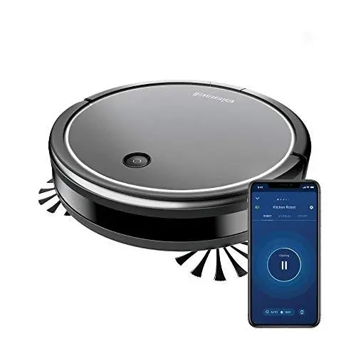 Produktbild: Bissell CleanView Staubsaugerroboter, für Teppiche & Hartböden, 1500 Pa Saugleistung, App Steuerung, 3-stufiges Reinigungssystem, 100 Minuten Laufzeit, WLAN-Funktion, Roboterstaubsauger 2908N
