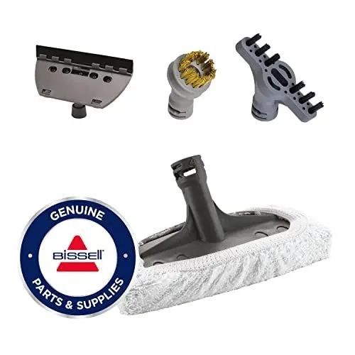 Produktbild: BISSELL 2392 PowerFresh Slim Steam Zubehör-Set mit 4 verschiedenen Aufsätzen für Fenster, Stoffe und Öfen
