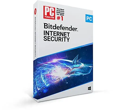 Produktbild: Bitdefender Internet Security 2022 - 1 Gerät | 1 Jahr Abonnement | PC Aktivierungscode per Post