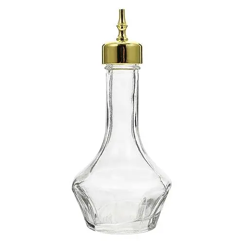 Produktbild: Bitter Flasche Bitters Bottle Cocktails Glasflasche mit Edelstahl Dasher Top für Barkeeper Hausbar Bar Zubehör Golden 50ml