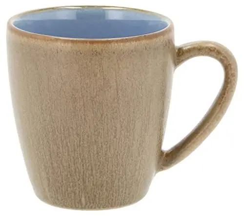 Produktbild: BITZ Becher mit Henkel, Kaffeebecher aus Steinzeug, 19 cl, Wood/Ocean