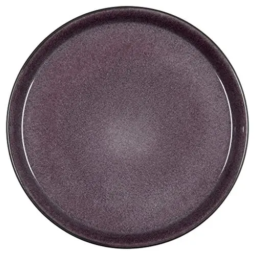 Produktbild: BITZ Teller, Speiseteller, Essteller aus Steinzeug, 27 cm im Durchmesser, schwarz/lila