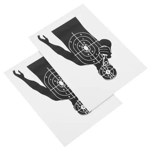 Produktbild: BIUDECO 2St Cephalothorax-Ring-Zielpapier Zielpapier für Bogenschießen Ziel Zubehör Schießwerkzeuge schießscheibe Schießziel Grundlagen des Scheibenschießens tragbares Zielpapier