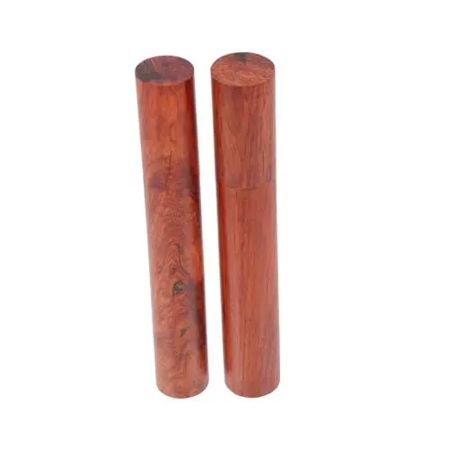 Produktbild: BIUDECO 2St Räucherstäbchen Aufbewahrungsrohr aus Palisander Räucherröhrchen aus Rosenholz duftende Stockröhre räucherwerkzeug räucherkiste Weihrauchröhren natürliches Räucherrohr Holzrohr