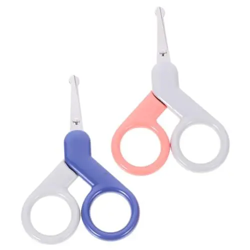 Produktbild: BIUDECO 2st Nagelschere Sicherheitsschere Für Babys Nagelknipser Für Babys Haarschneidemaschine Maniküreschneider Kinderwerkzeuge Werkzeuge Für Die Babypflege Sicherheitsset Für Babys Abs