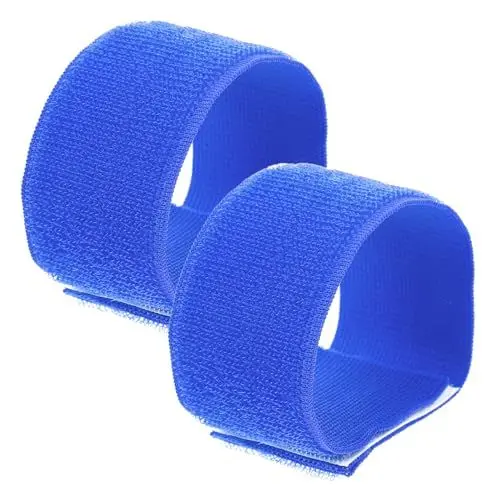 Produktbild: BIUDECO 2st Selbstklebender Knöchelriemen Yoga-zubehör Trainingsbänder Fußbänder Fitness-knöchelriemen Yoga-ausrüstung Fitnessversorgung Knöchelbänder Fußschlaufen Blue Polyester