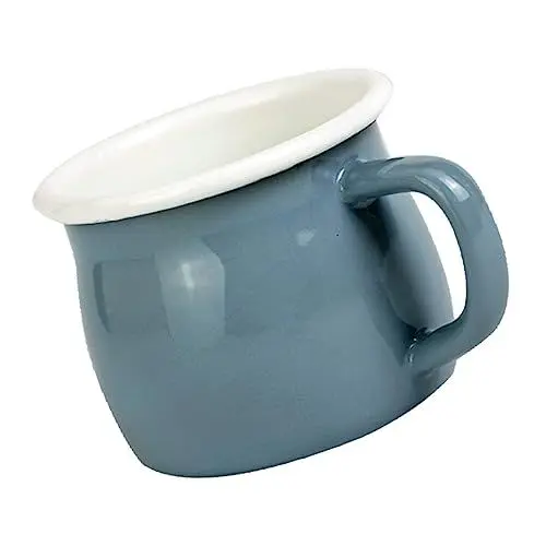 Produktbild: BIUDECO Emaille Wasserbecher Retro Trinkbecher Haushalt Einfache Kaffeetasse Milchtasse Mehrzweckbecher Für Milch Kaffee Tee Und