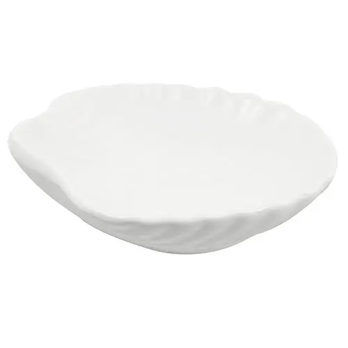 Produktbild: BIUDECO Frühstücksschüssel Aus Keramik Elegante Trifle-schale in Muschelform Nordeuropäischer Teller Mit Mattiertem Finish Für Salat Dessert Snack