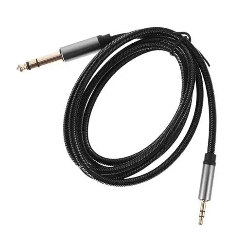 Produktbild: BIUDECO Hochwertiges Stereo-audiokabel – 3 5 Mm Auf 6 35 Mm Zusatzkabel Für Telefon Computer Lautsprecher