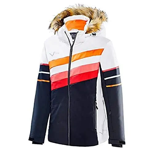 Produktbild: Black Crevice Damen Skijacke, weiß/schwarz, 36