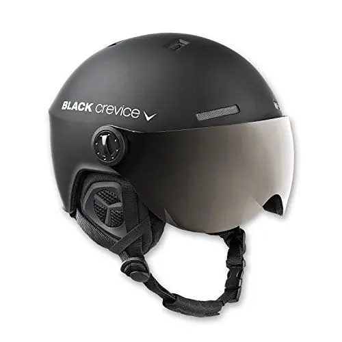 Produktbild: Black Crevice Skihelm mit Visier, Gstaad, BCR143921, schwarz, Gr. S/M