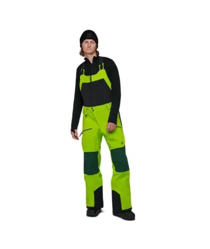 Produktbild: Black Diamond Herren Recon Pro Stretch Bib Hose, Lime Green-Mountain Forest, XL