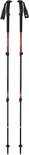Produktbild: Black Diamond TRAIL POLES, Verstellbare, robuste Trekkingstöcke für alle Jahreszeiten (inkl. Schneeteller), Aluminium, Picante, Länge: 100-140 cm