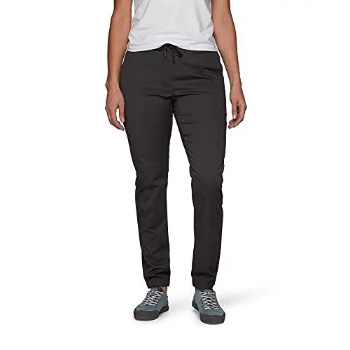Produktbild: Black Diamond W Notion Pants Grau - Leichte lässige Damen Bio-Baumwoll Kletterhose, Größe M - Farbe Anthracite