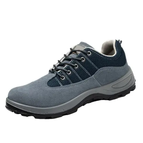 Produktbild: AIchenYW Sicherheitsschuhe Arbeitsschuhe mit Stahlkappe Herren Damen Leicht Atmungsaktiv Sicherheit Sneaker rutschfeste Stahlsohle Stoßdämpfender Wasserabweisender Sicherheitsstiefel