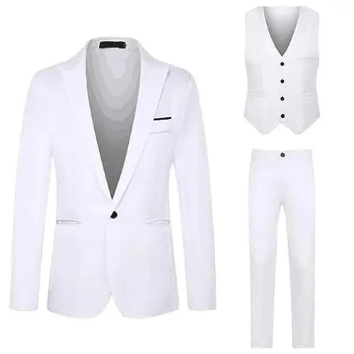 Produktbild: Deals of The Day 20er Jahre kostüm Herren Hemd extra Langer arm Herrn Anzug Anzug Herren 3 teilig Anzug Herren 56 Regular fit smokingjacken für Herren Deal