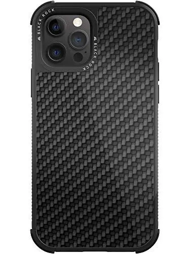 Produktbild: Black Rock - Hülle Robust Case Real Carbon passend für Apple iPhone 12/12 Pro I Karbon Handyhülle, Fiber Cover (Carbon Schwarz