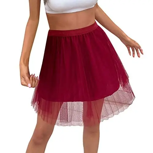 Produktbild: Black Week Angebote Fashion Sale Damen Tutu Damen Faschingskostüme Erwachsener Tutu Layered Short Prom Minirock Karierte Röcke Kinder