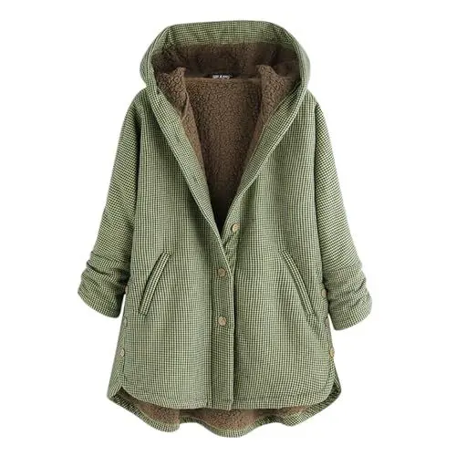Produktbild: Black of Friday Winterjacke Damen Damen Mantel Winter Damen Sommer Parka Trenchcoat Blau Damen Outdoorjacke Damen Winter Extra Langer Wintermantel Damen Damen Sale Marken Blitzangebote