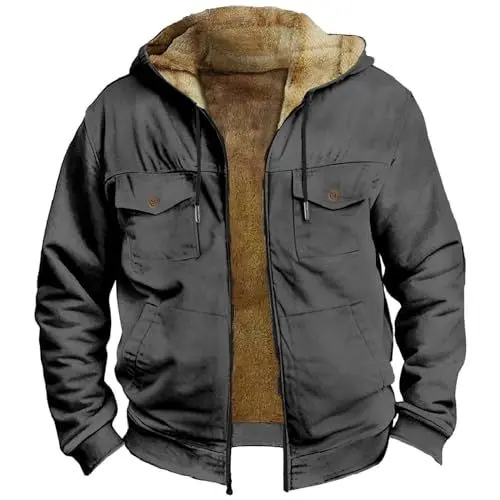 Produktbild: black friday deals 2024 arbeitsjacke winter herren winterjacke herren parka tactical pullover herren 3 in 1 jacke herren wasserdicht arbeitsjacke herren winter fleece sweatshirts jacke männer