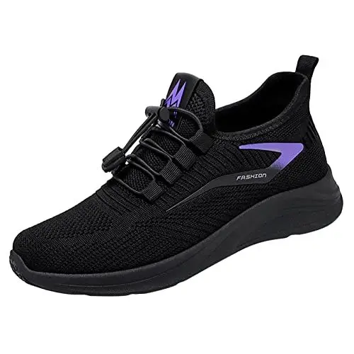Produktbild: black friday, sneaker socken herren 43-46, Damen Slip On Sneaker Atmungsaktiv Freihändig Schlupfschuhe Leichte Bequem Freizeitschuhe Walking Schuhe Freizeit Sneaker, sonderangebote & restposten