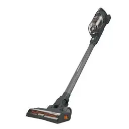 Produktbild: BLACK+DECKER 3-in-1 Akku-Stielsauger BHFEA520J (18V, beutelloser Boden- & Handstaubsauger mit Turbobürste, 2 Saugstufen, kabellos, inkl. Wandhalterung, Fugendüse, mit integriertem Akku & Ladekabel)