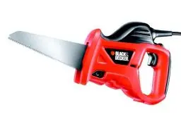 Produktbild: BLACK+DECKER Säbelsäge universal elektrisch 400W (zum Sägen Von Holz, Metall Oder Kunststoff, Inkl. Holzsägeblatt (239mm) KS880EC