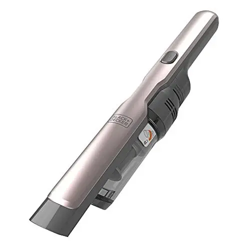 Produktbild: BLACK+DECKER Dustbuster Slim DVC320BRG (12V Akku Handstaubsauger im Super Slim Design, kabellos, moderner Digitalmotor, 2 Saugstufen, inkl. Ladestation, Fugendüse & Polsterbürste), Roségold