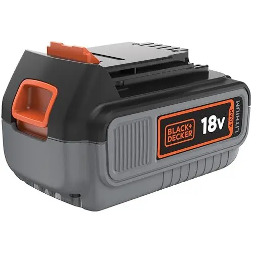 Produktbild: Black+Decker Li-Ion Akku (18V 4,0Ah, für alle 18V / F5 Gartengeräte und Elektrowerkzeuge, anwenderfreundliche Akku-Technik, Bestandteil des 18V Li-Ion Systems) BL4018