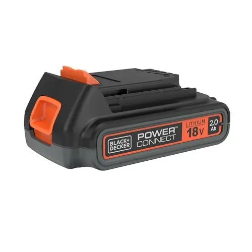 Produktbild: BLACK+DECKER Akku Li-Ion Slidepack Akku für Elektrowerkzeuge und Gartengeräte (18V 2,0Ah, passend für alle Black+Decker 18V-Gartengeräte, Werkzeuge & Haushaltsgeräte) BL2018
