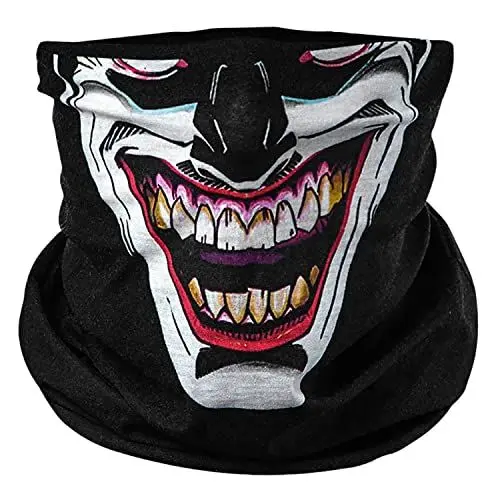 Produktbild: BlackNugget Joker schwarz Halloween Verkleidung Gesichtstuch multifunktionsmaske multifunktionsbekleidung multifunktionskleidung kopftuch kopfband funktionsmaske funktionsbekleidung funktionskleidung