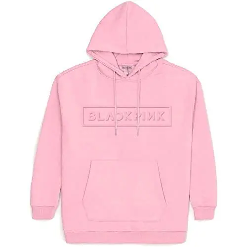 Produktbild: BlackPink Kapuzenpullover Logo Nue offiziell Unisex Rosa Pullover M