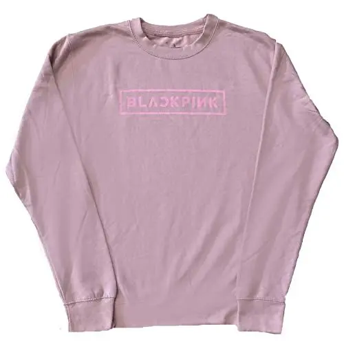 Produktbild: BlackPink Sweatshirt Band Logo Nue offiziell Unisex Rosa S