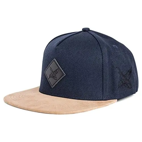 Produktbild: Blackskies Port Snapback Cap Unisex Baseball Mütze Kappe Wildleder Schwarz Burgundy Beige Suede, Port Royale, Einheitsgröße